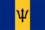 Barbados's flag
